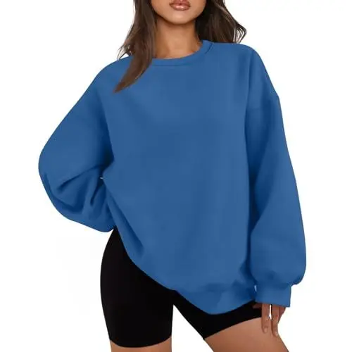 Produktbild: Women's Jumpers Black Pink Rollkragenpullover Damen Sweatshirtjacke Damen Wickelpullover Damen Hoodie for Women Pullover Damen Bluse Damenpullover Langarm Damen Langarmshirt Blau 3XL