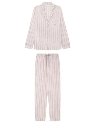 Produktbild: Women'secret Damen Langer Schlafanzug für Daily Romance Pyjamaset, Light PINK, S