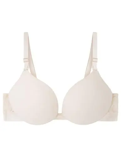 Produktbild: women'secret Damen Push-up BH, elfenbeinfarben, 80B