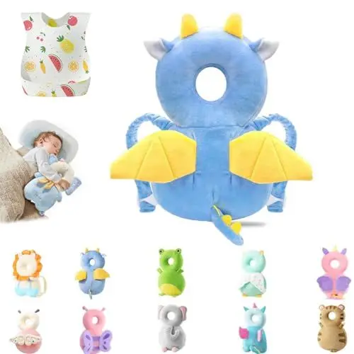Produktbild: Wonder Baby Kopfschutz, Baby Kopfschutz Rucksack, Wonder Baby Kopfschutz, Kopfschutz Rucksack, Baby Sturzschutz Rucksack, Baby Kopfschutz fürs Laufen (Flying Dragon)