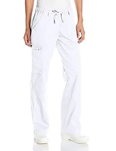 Produktbild: WonderWink Damen Womens Straight Leg Cargo Pant Medizinische Schlupfhose, Weiß, S