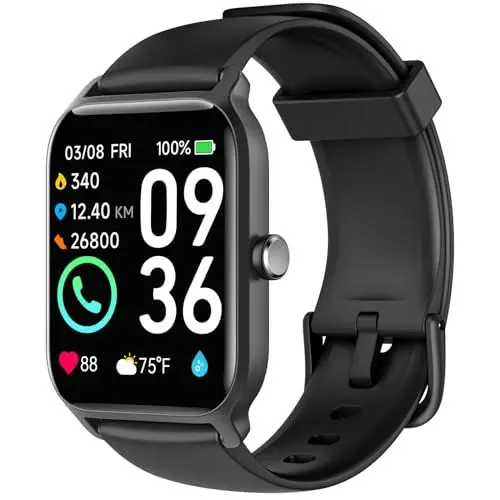 Produktbild: Woneligo Smartwatch Herren mit Telefonfunktion, 1.8
