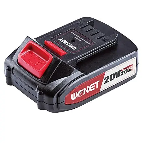 Produktbild: WONET 20V Werkzeug akku 2,0Ah, Ersatzbatterie für Elektrowerkzeuge und elektrische Gartenwerkzeuge von WONET