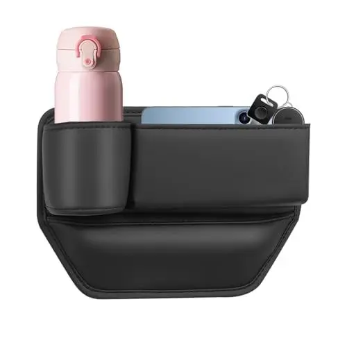 Produktbild: Wonjean Autositz Lückefüller Organizer,Aufbewahrungsbox FüR Autositze Auto Seiten Taschen Organizer,Autositz Konsole Seitentaschen Auto Organizer Autozubehör Auto Essentials für Auto LKW