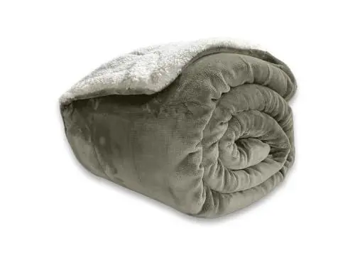 Produktbild: Wonnelich-Kuscheldecke, wohn- & kuscheldecken, Flauschig Decken, Winter Decke, große kuscheldecke als Sofaüberwurf, Decke Couch, schlafdecke, hochwertige Fleecedecke (Hellgrau, 150x200 cm)