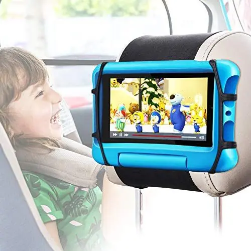 Produktbild: WONNIE Universal-Halterung für Tablet-PC, Auto Zubehör Innenraum, Silikon, für Autositze, Rücksitze, verstellbar, passend für alle Tablets von 7 bis 10,5 Zoll