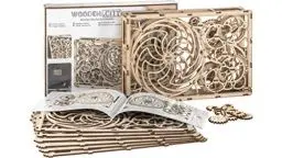 Produktbild: Wooden.City Holz Modellbausatz - Kinetic Picture - Mechanisch Geburtstag Teenager Erwachsene 3D Puzzle DIY Spielzeug Laser Cut, 340 x 224 x 62 mm