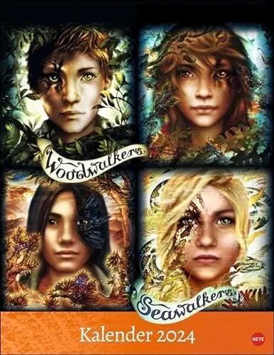 Produktbild: Woodwalkers Seawalker 2024. Kalender mit fantastischen Illustrationen von Claudia Carls aus der beliebten Bestseller Buchreihe von Katja Brandis. Ein ... Posterkalender für Fans der Gestaltwandler.