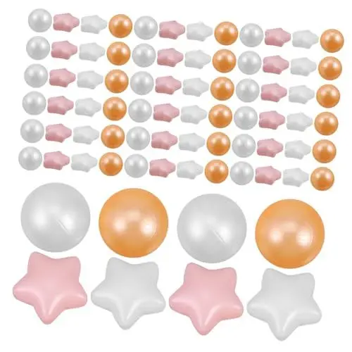 Produktbild: WOONEKY 100stücke Ozeanbälle Für Junge Mädchen Kleine Bälle Bälle Für Bällebäder Bruchsichere Partygeschenke Und Spielzeug Für Junge Mädchen Und Kleinkinder
