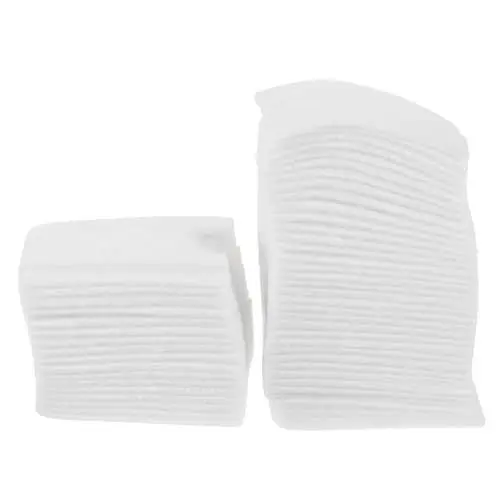 Produktbild: WOONEKY 100stücke Baumwolle Wattepads Für Make-up Entfernung Praktische Tragbare Gesichtskissen Weiß Make-up Tool
