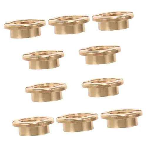 Produktbild: WOONEKY 10stücke Quarz Uhrwerk Muttern Für DIY Uhr Reparatur Sinking Design Für Lautlosen Betrieb Elegante Goldfarbe Für Verschiedene Quarzuhren Passform Für Uhrmechanismen