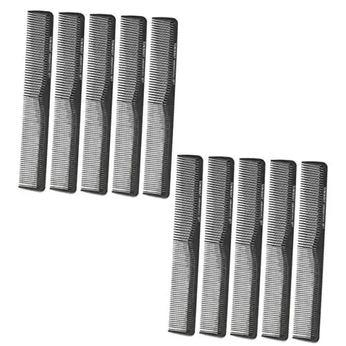 Produktbild: WOONEKY 10 Stücke Hohe/niedrige Zahn Haar Styling Kamm Dichte Set Haar Kämme Für Männer Frauen Salon