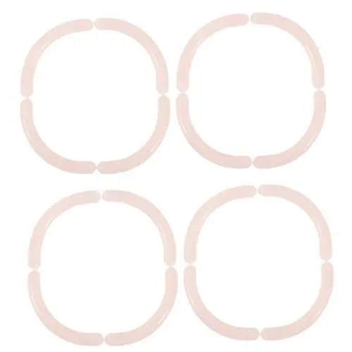 Produktbild: WOONEKY 16stücke Wimpernzange Nachfüllpads Ersatz-gummikissen Für Mascara Eyeliner Oder Verschmierte Wimpern Waschbar Und Wiederverwendbar Rosa