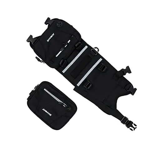 Produktbild: WOONEKY 1Stk Rucksack Reise-Satteltasche zum des Geschirrs Tragegeschirr für Hunde Pets Tasche pet Backpack hundekotbeutel verstellbare Haustiertasche Hundetasche Oxford-Stoff