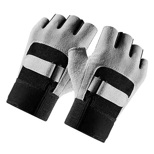 Produktbild: WOONEKY Handschuhe Halbfinger-fitnesshandschuhe Atmungsaktiv Für Gewichtheben Übung Fitnessstudio