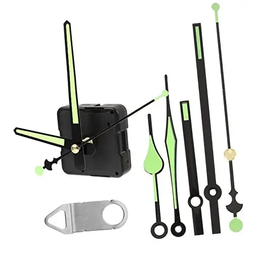 Produktbild: WOONEKY Uhrwerk-ersatzwelle Batterie Uhrzeigermechanismus Wanduhr-kit