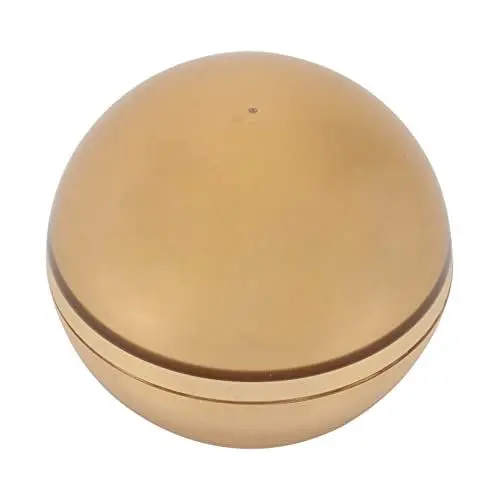 Produktbild: WOONEKY 1pc Gold Sphärische Creme Jar 50g Kosmetik Dispenser Auslaufsicheren Kunststoff Behälter Für Reise