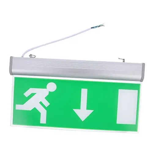 Produktbild: WOONEKY Kontrollleuchte Licht Evakuierungsleitzeichen Schild Wandhalterung Geeignet Für Öffentliche Plätze