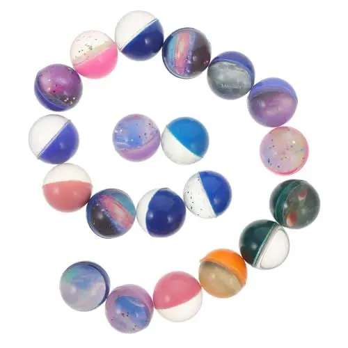 Produktbild: WOONEKY 20St Sternhüpfball Kinderspielzeug halloween spielzeug ballspiel federnde Bälle Hüpfbälle für Kinder Anti-Stress-Spielzeug drinnen Spielzeugball Gacha Verkaufsautomat Abs