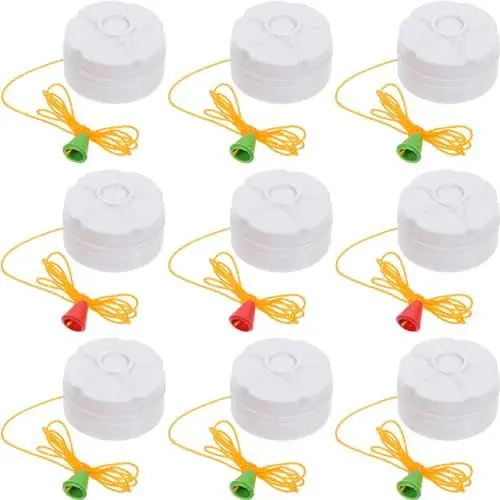 Produktbild: WOONEKY 20stücke Retro Lampen Zugschalter Für Wandlampen Zugkette Gemischten Farben Installieren Kompatibel Mit Deckenventilatoren Und Praktischen Anwendungen