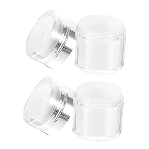 Produktbild: WOONEKY 15ml Haushaltslotionsflaschen auslaufsichere leere Pumpgläser für die Reiseversorgung