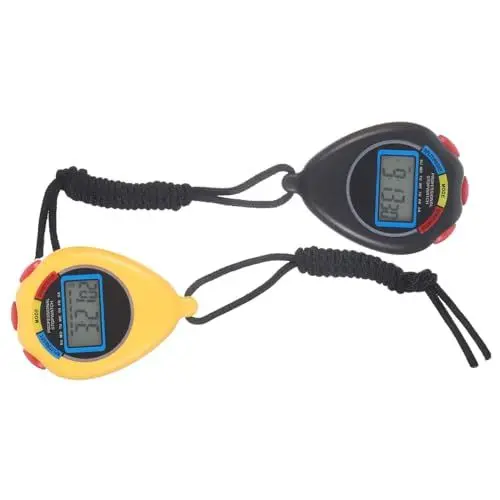 Produktbild: WOONEKY 2pcs Timer Stoppuhr Timer Funktion Wiederaufladbarer Visueller Timer Für Sport Leichte Digitale Handstoppuhr