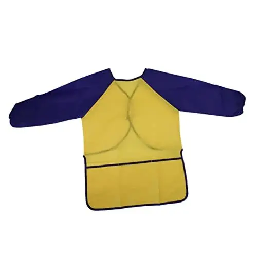 Produktbild: WOONEKY 2St Malschürze kinderschürze kinder schürze bastelsets für kinder malerzubehör kinder backschürze Overalls für Kinder Kunstkittel für Kleinkinder Kunstkittel für Kinder Malkittel