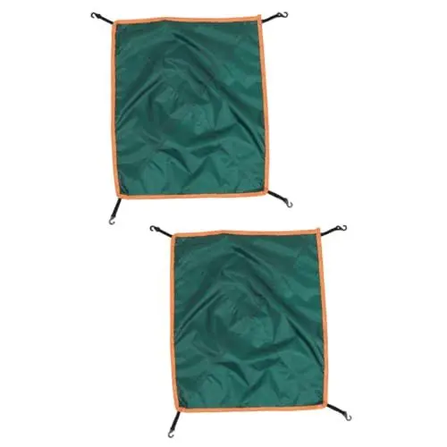 Produktbild: WOONEKY 2 Stücke Camping Zelt Regen Fliegen Für Zelt Zelt Abdeckung Outdoor Aktivität