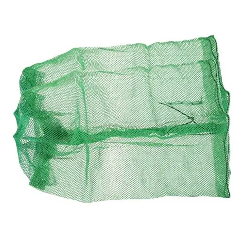 Produktbild: WOONEKY 2stücke Tragbare Nylon Fischnetzbeutel Kordelzug Fischnetz Für Sicheren Transport Von Fischen Leicht Und Schnelltrocknend Für Angeln Und Fischlagerung