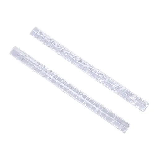 Produktbild: WOONEKY 2stück Lauf-reflektorstreifen Reflektierendes Sicherheitsband Leuchtband Warngurt Warnsicherheitsgurt Für Outdoor-aktivitäten Arbeitsschutzkleidung Haustierkleidung Leicht Sichtbar