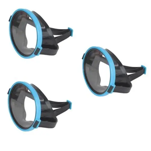 Produktbild: WOONEKY 3 STK Schwimmmaske Wasserdichter Anzug Maske Maske Schnorchelmaske wasserdichte Tauchmaske Tauchermaske Gerätebrille Anzug Maske Schneebrille