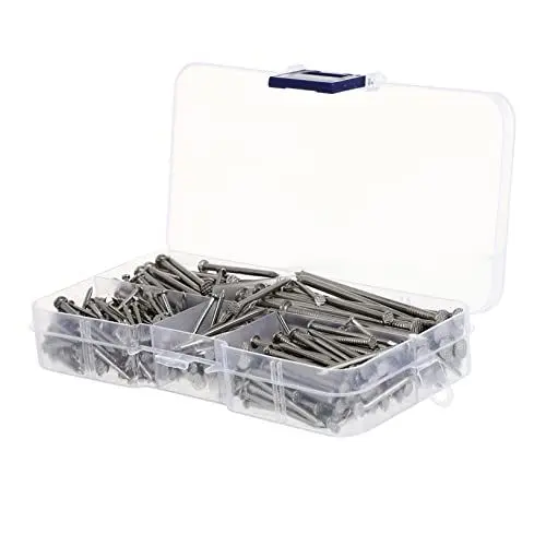 Produktbild: WOONEKY 460 Stück Ausländische Nägel Mauerwerksnägel Bildaufhängeset Nägel Für Beton Nägel Zum Aufhängen Von Bildern Nagelsortiment Edelstahlnägel Kleine Nägel