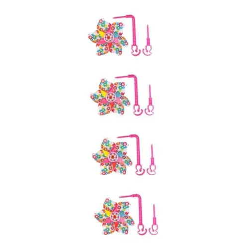 Produktbild: WOONEKY 4 Sets Jungen Und Mädchen Fahrrad Zubehör Drehbare Decor Bike Quasten Für Kinder
