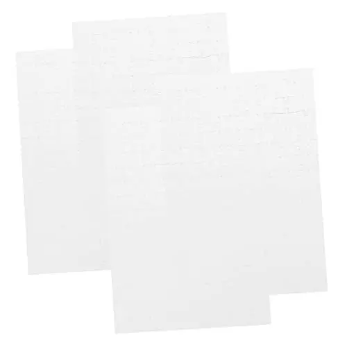 Produktbild: WOONEKY 4 Sätze Leere Puzzles Malpuzzle-Spielzeug DIY Leeres Puzzle Puzzle-Spielzeug Übertragen Leere Rätsel Zeichnen Bastelpuzzle Übertragen Kinderpuzzle Selber Machen Papier Weiß