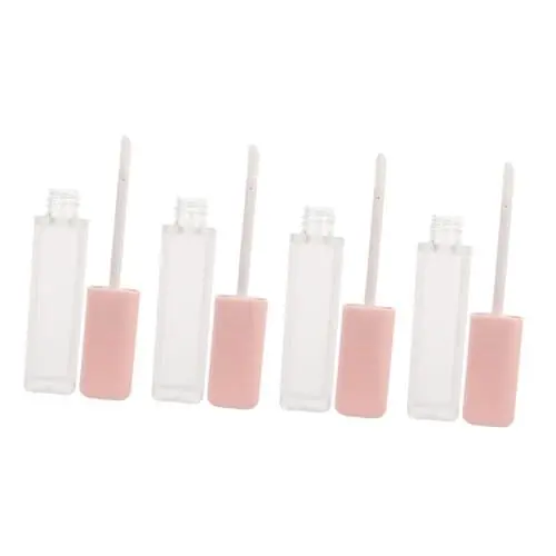 Produktbild: WOONEKY Lipgloss-tuben in Reisegröße 6 Ml Quadratische Kunststoffbehälter Nachfüllbar Für Lipgloss in Großen Mengen Für Make-up