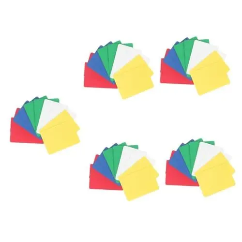 Produktbild: WOONEKY 50 Stück Professioneller Poker-Dispenser individuelle Poker-Cut-Karten Poker Pressing-Karten spielkartenhalter Spielkarten Box Schürhakenspender aus Kunststoff Poker-Dealing-Tool