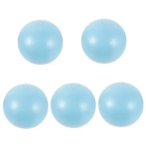 Produktbild: WOONEKY 5St Pilates-Ball Fitness-Zubehör Fitness-Ballstuhl Pilates-Ausrüstung Yoga-Versorgung Yoga-Zubehör fitnessball gymnastikballe Tragbarer Yogaball Kleiner Gymnastikball PVC Sky-Blue