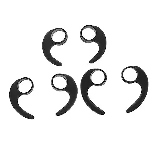 Produktbild: WOONEKY 6stücke Silikon Ohrbügel Haken Für Kopfhörer rutschfeste Earphone Clips Verschiedenen Für Optimalen Halt Beim Sport