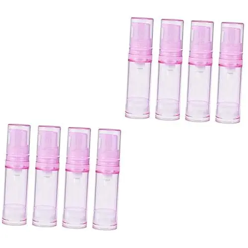 Produktbild: WOONEKY 8 STK Behälter Für Toilettenartikel Lotionsflasche Kosmetikflasche Mini-reiseflaschen Pumpflasche Für Unterwegs Lotionsbehälter Flaschen De Vakuumbehälter Reisebehälter Rosa