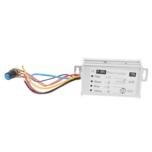 Produktbild: WOONEKY Motorsteuerung 9-60 V 10 A 1200 W Umkehrbarer Motordrehzahlregler Potentiometer
