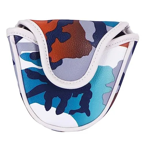 Produktbild: WOONEKY Golf-Abdeckung Aus Leder – Universal-Putter Camouflage-Design