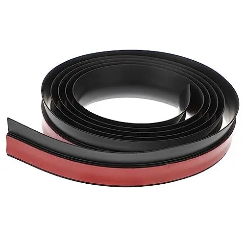 Produktbild: WOONEKY Bodenübergangsstreifen Flexible Zierleiste Teppiche Schwellen Für Türen Bodenkantenleiste Gummi Bodenleiste Kantenleiste Selbstklebender Teppichboden