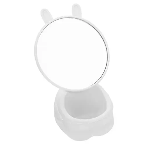 Produktbild: WOONEKY Cartoon Kosmetikspiegel Tischspiegel Make-up Spiegel Für Damen Schlafzimmer Kommode Desktop Spiegel Heimtischspiegel