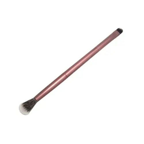 Produktbild: WOONEKY Doppelter End Pinsel für Augenbrauen und Lidschatten Kosmetikpinsel Tiefem Mattem Gold für Damen für Tägliches und Professionelles Makeup