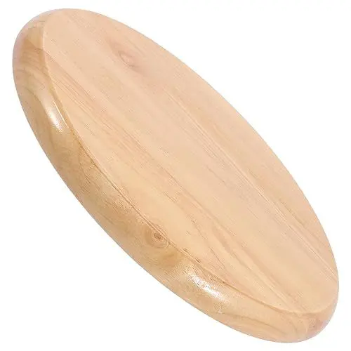 Produktbild: WOONEKY Runder Holzsitz für Barhocker Ersatzsitz aus Hochwertigem für Barstühle Ideal für Küchen Bars und Partys Stapelbar und rutschfest Höhenverstellbar Durchmesser