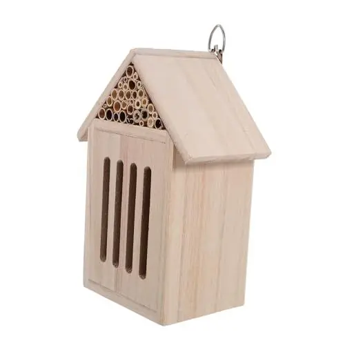 Produktbild: WOONEKY Bienen-insektenhaus - Insektenhotel Aus Holz Insektenkasten Für Den Garten Unterschlupf Für Marienkäfer Schmetterlingshaus Für Draußen