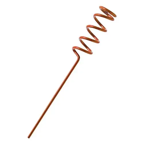 Produktbild: WOONEKY Meeresangelrutenhalter Metallspirale rot Professionelle Angelrutenständer Metallhalter meeresangeln angelboot Fischerei Versorgung Angelrutenhalter für den Boden Spiral- Halterung