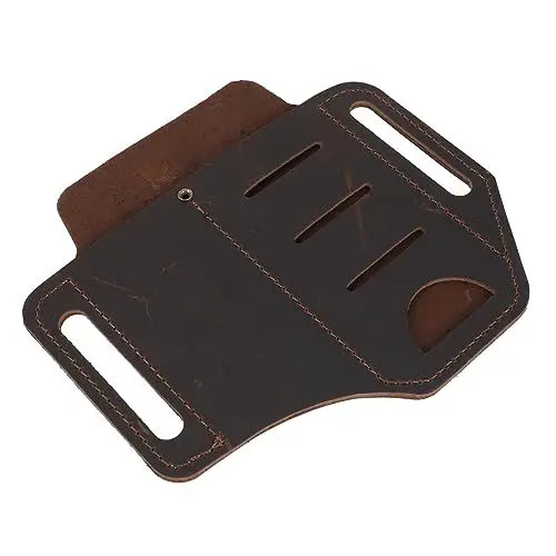 Produktbild: WOONEKY Messerset werkzeugträger lederwerkzeug multifunktionstool Taschenlampehalter Toolkit Gürtel für Männer taktischer Gürtel Werkzeugscheide Scheide Echtes Leder