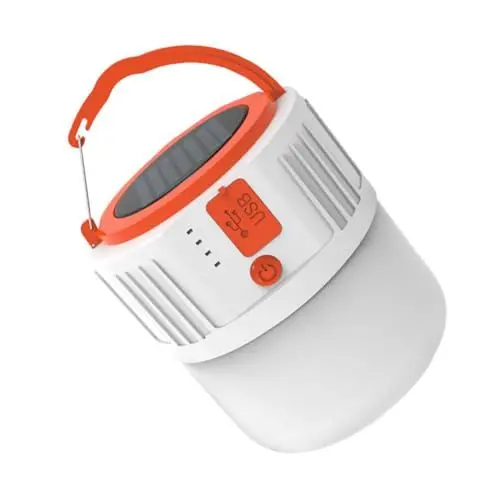 Produktbild: WOONEKY Multifunktionales Outdoor-campinglicht Campinglampe Camping-stirnlampe Zeltlaterne Notlicht Im Freien Taschenlampen Für Camping Solar- Campingbedarf Taschenlampe Nachtlicht