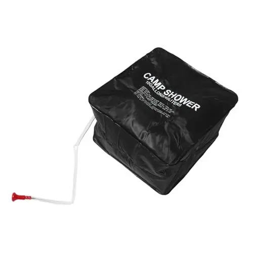 Produktbild: WOONEKY Solar-duschtasche Für Camping 40 L Tragbar Für Unterwegs Mit Sprühfunktion